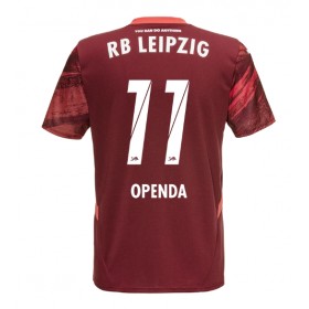 Pánské fotbalový oblečení RB Leipzig Lois Openda #11 Venkovní košile 2024-25 Krátkým Rukávem